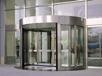 2 wing automatic revolving door