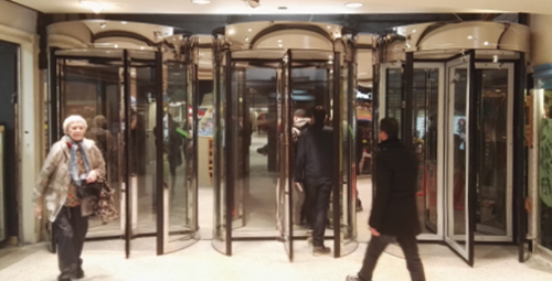 revolving door