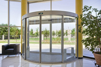 automatic curved door