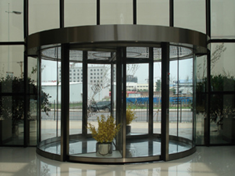 2 wing automatic revolving door