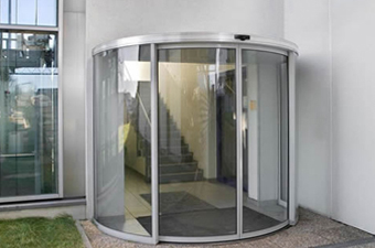 automatic curved door